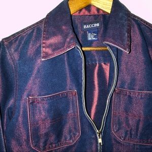 Vintage Iridescent Baccini Jacket